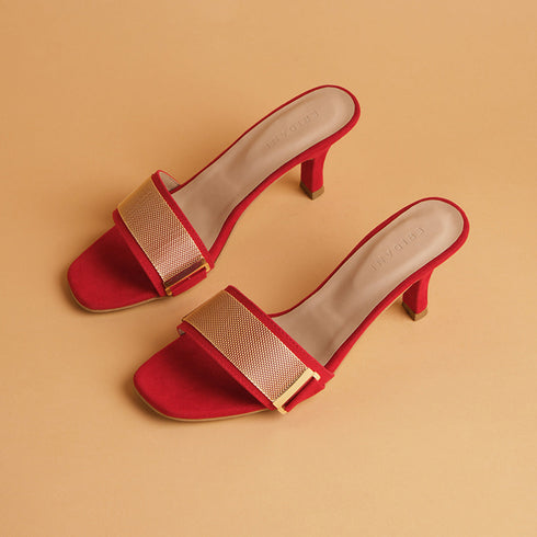 Alessia Embellished Kitten Heels
